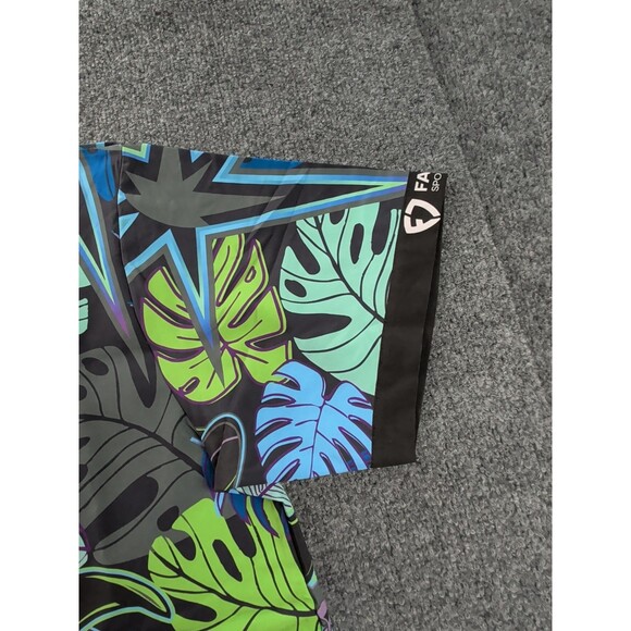 Tampa Bay Rays Shirt Men's XL City Connect Hawaiian Tropical Button Down Devil - Picture 4 of 15